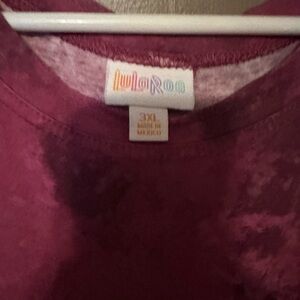 LuLaRoe Purple Tie-Dye Top